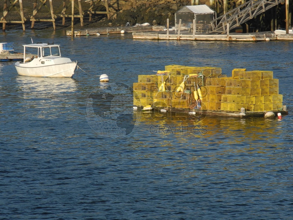 6039 Lobster Traps, Boothbay, ME