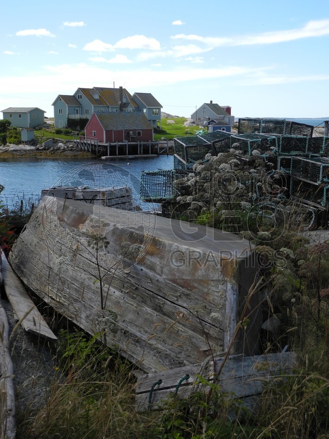 6100 Old Wooden Boat, Peggy's Cove, NS