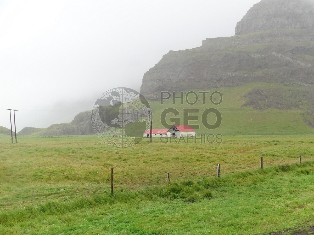 6139 Barn in Fog, Iceland