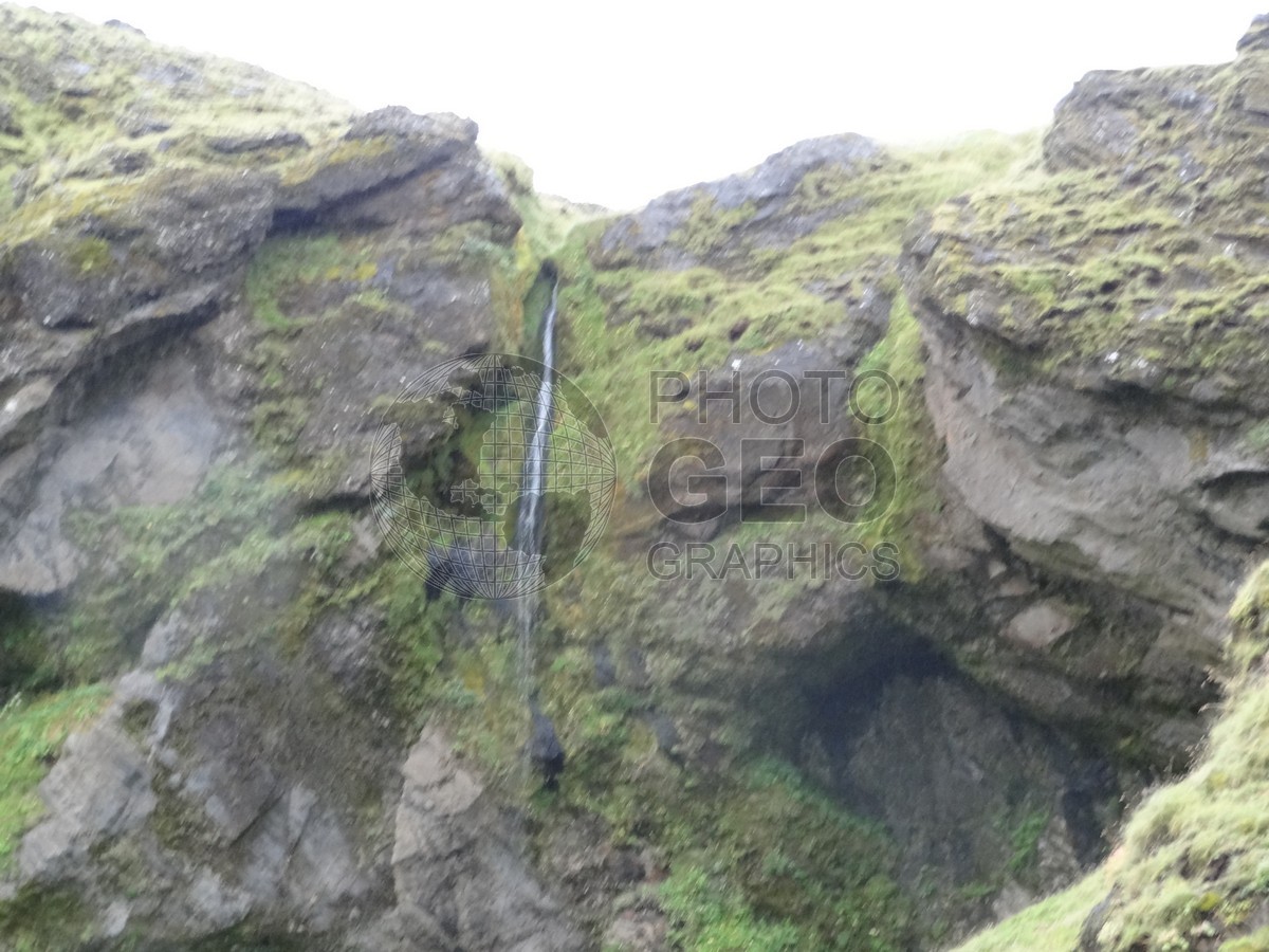 6142 Waterfalls in Rock, Iceland