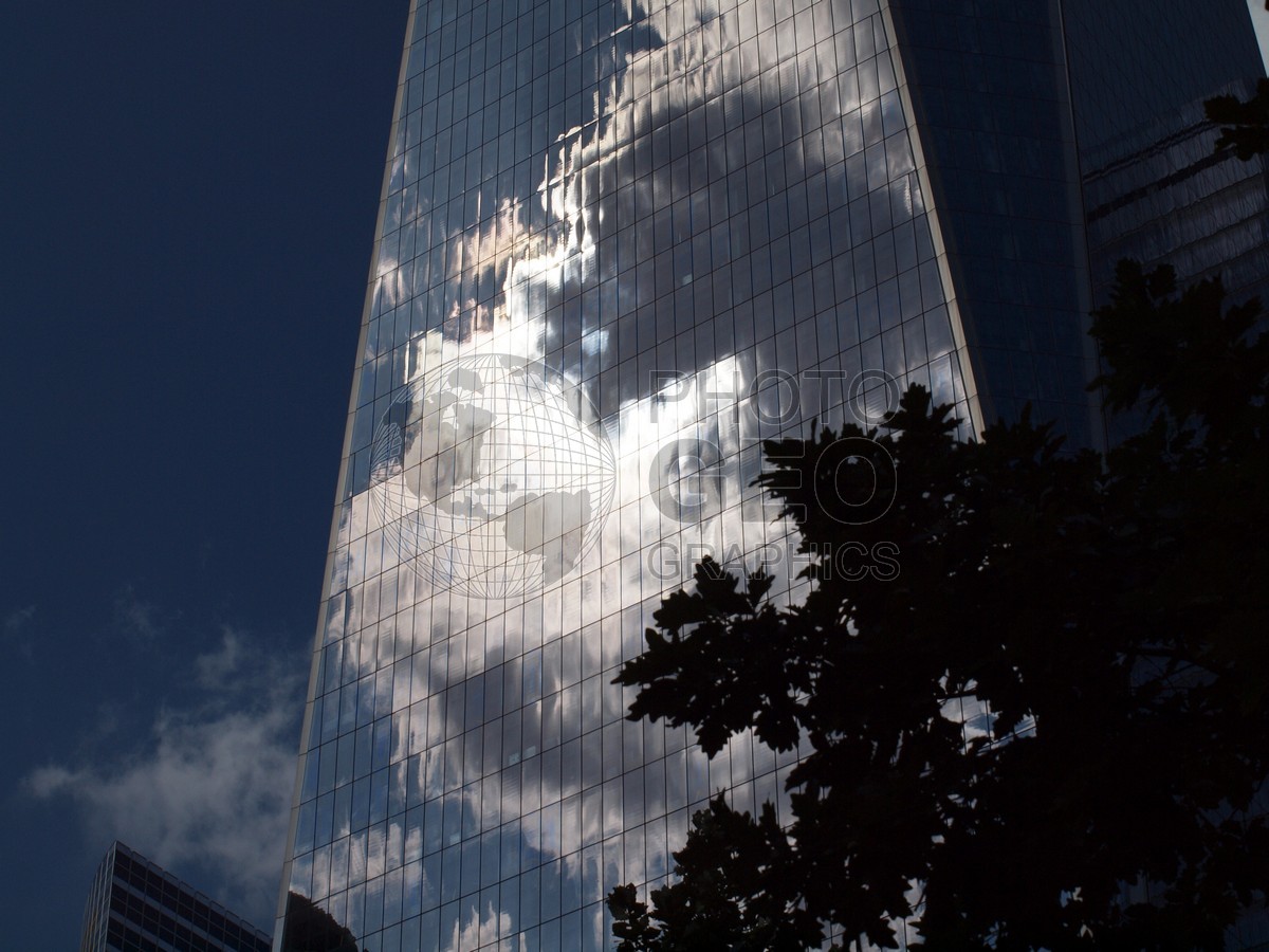 6244 Reflection of Cowboy on Horse, New York, NY