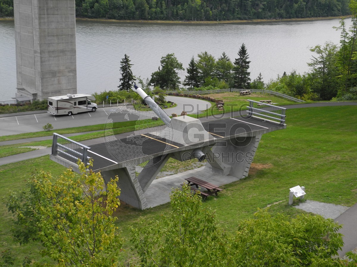 6250 Cutaway of Penobscot Bridge, Bristol, ME