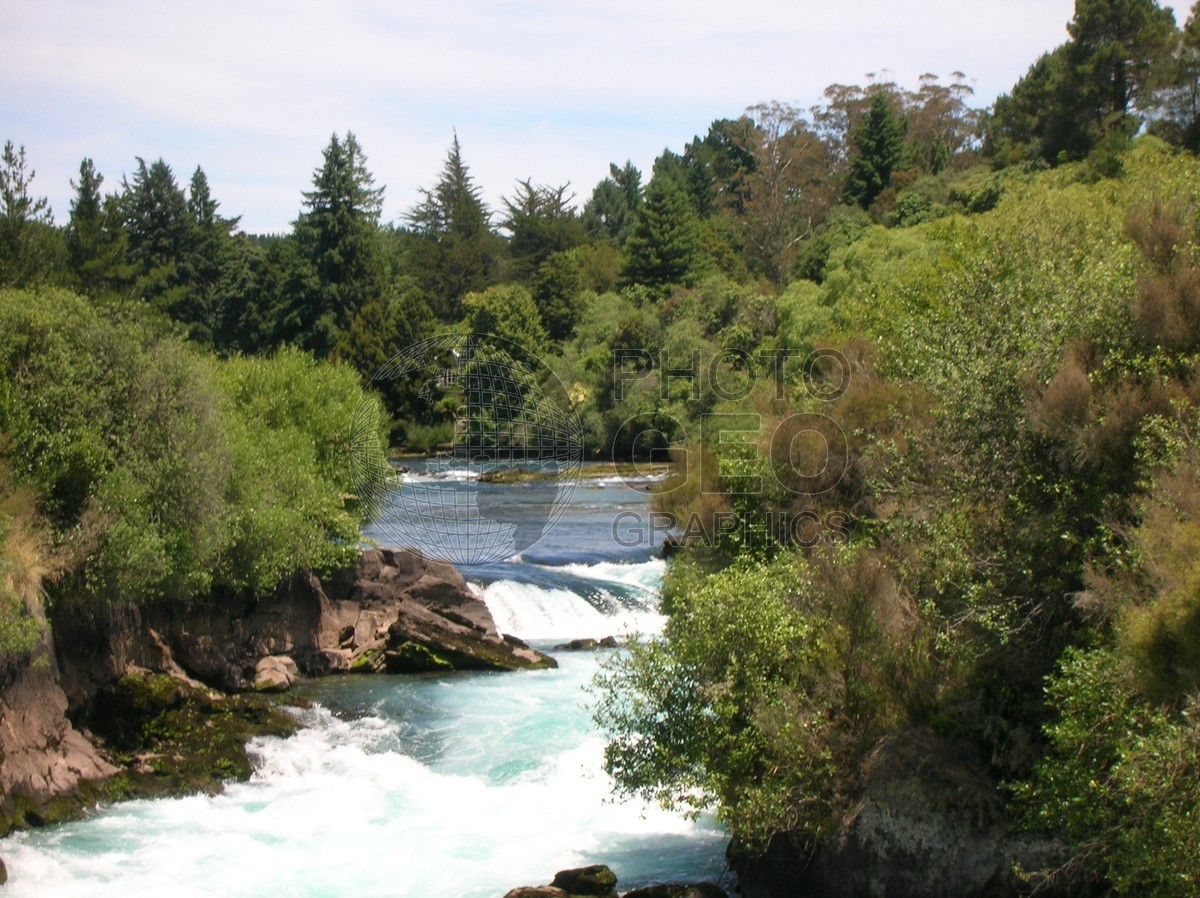 6290 Waterfall in Rushing River, New Zealand
