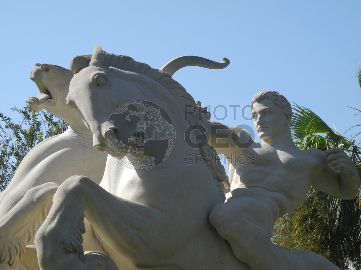6319 Sculpture of Man on Horse, Murrels Inlet, SC