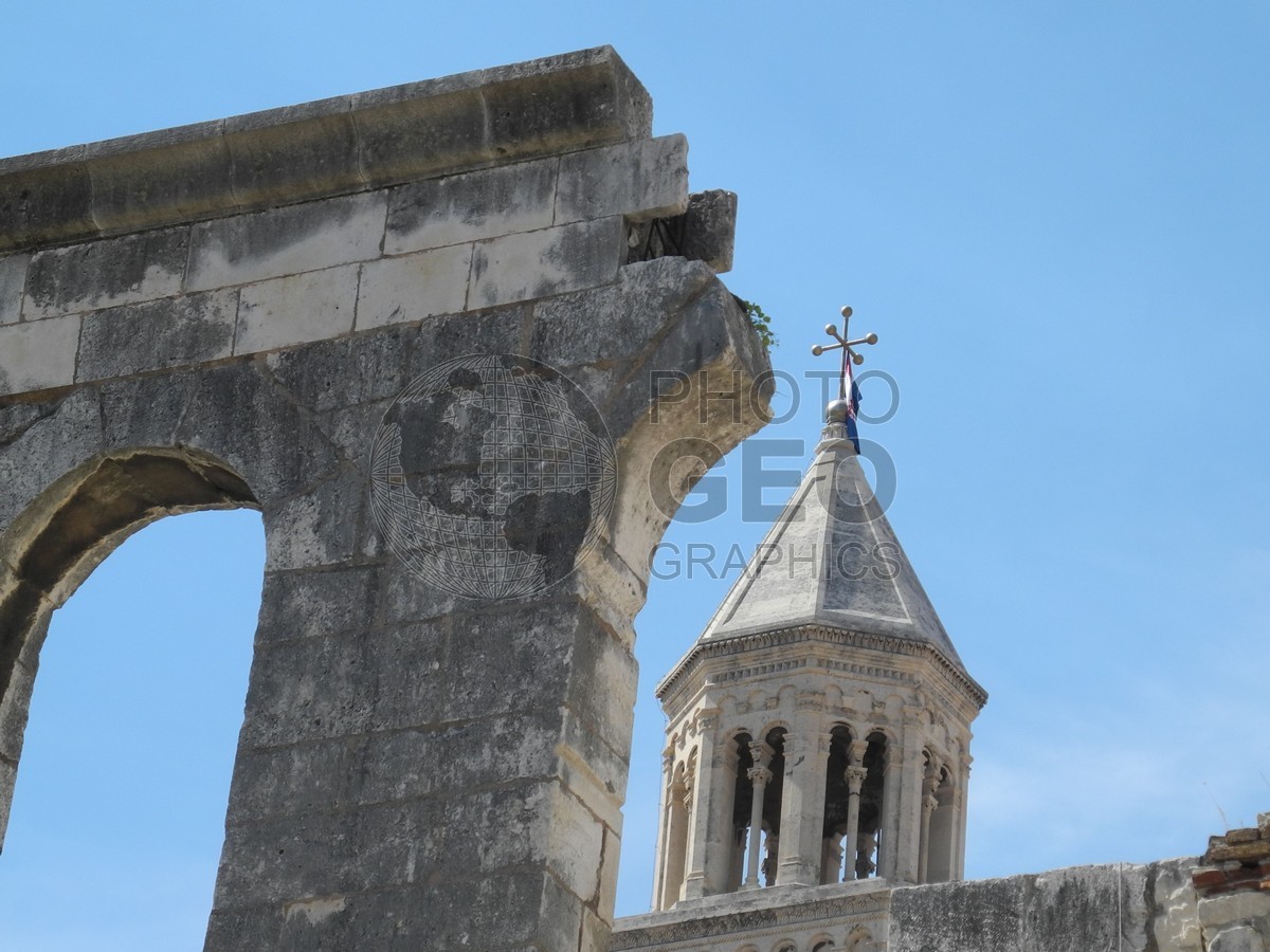 6416 Wall and Steeple, Dubrovnik, Croatia