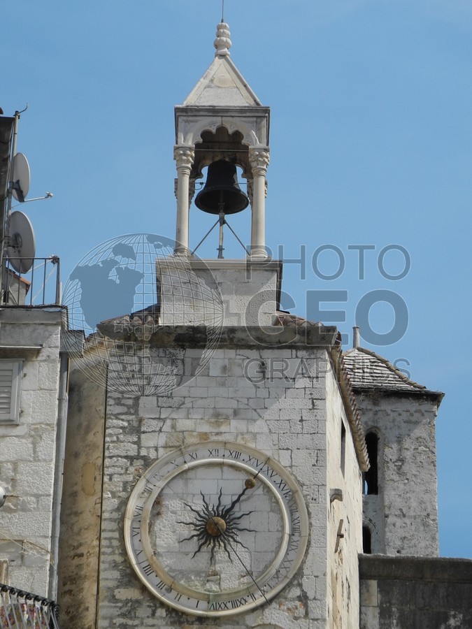 6423 Church Bell and Clock, Dubrovnik, Croatia