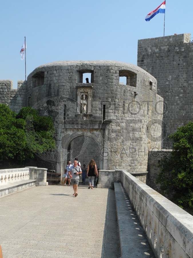 6429 Walkway to Old Town, Dubrovnik, Croatia