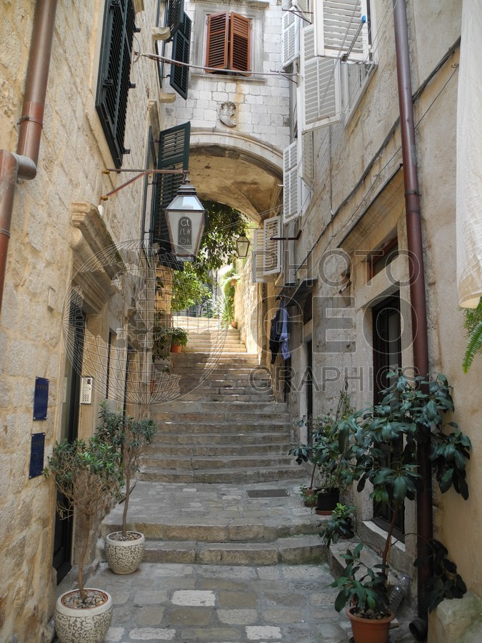 6431 Stairway in Old Town, Dubrovnik, Croatia