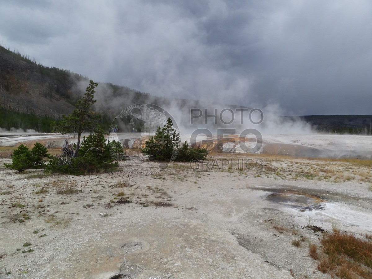 6499 Steaming Pool at Yellowstone National Park, WY
