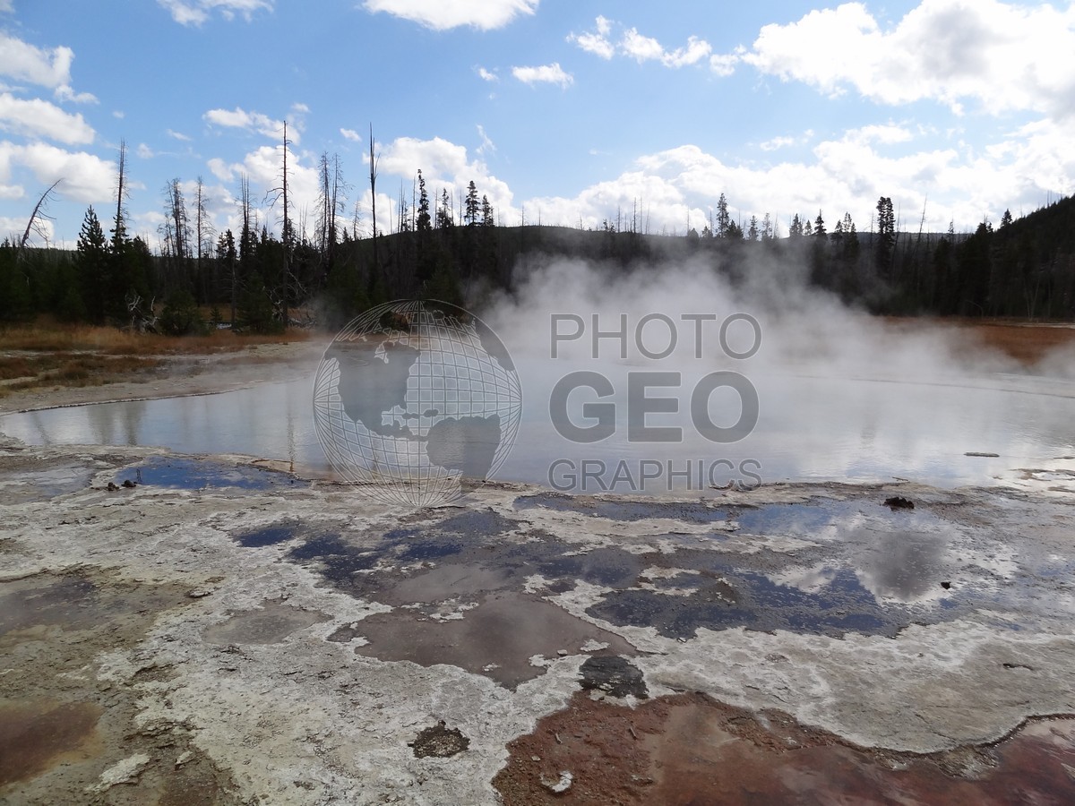 6501 Steaming Pool at Yellowstone National Park, WY