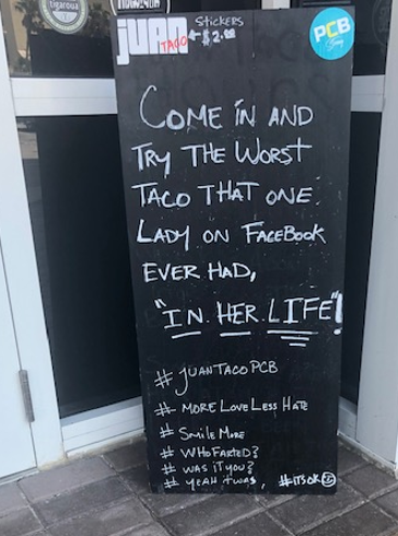 6540 Taco Sign