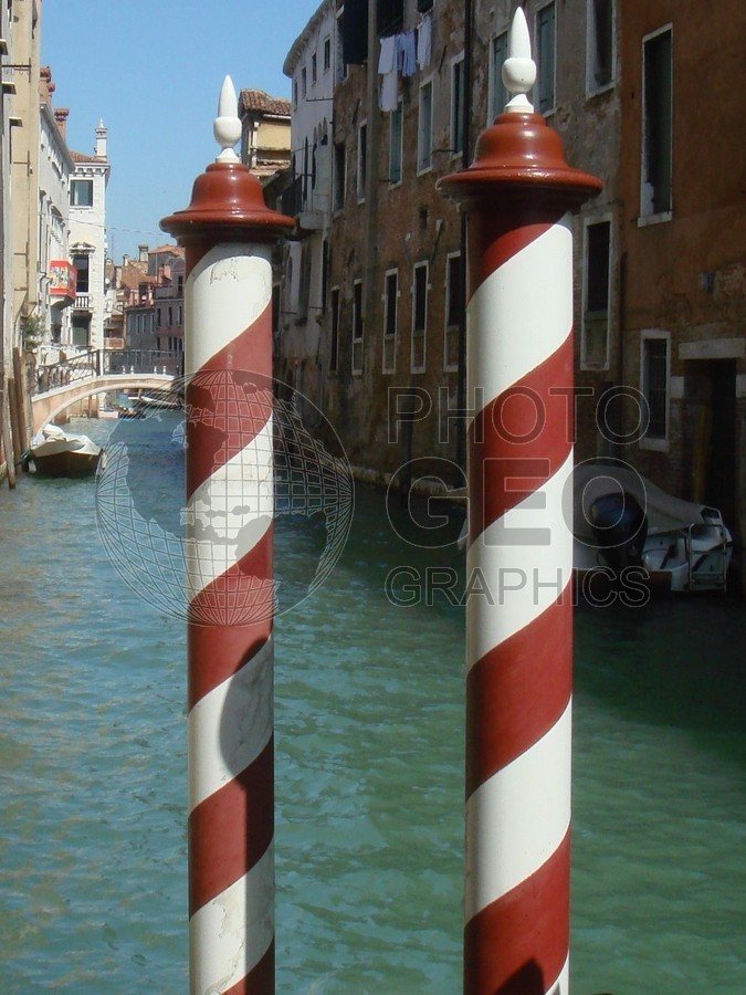 6549 Striped Poles, Venice, Italy