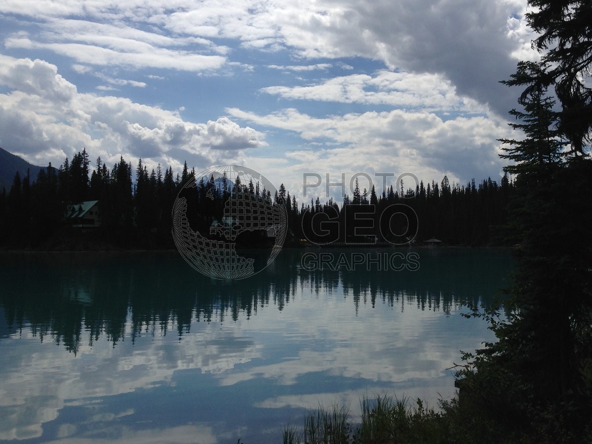 6554 Clouds Reflect on Lake Louise, AB