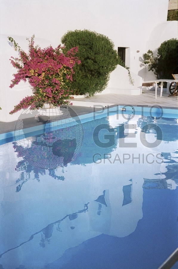 0010 Swimming Pool, Santorini, Greece