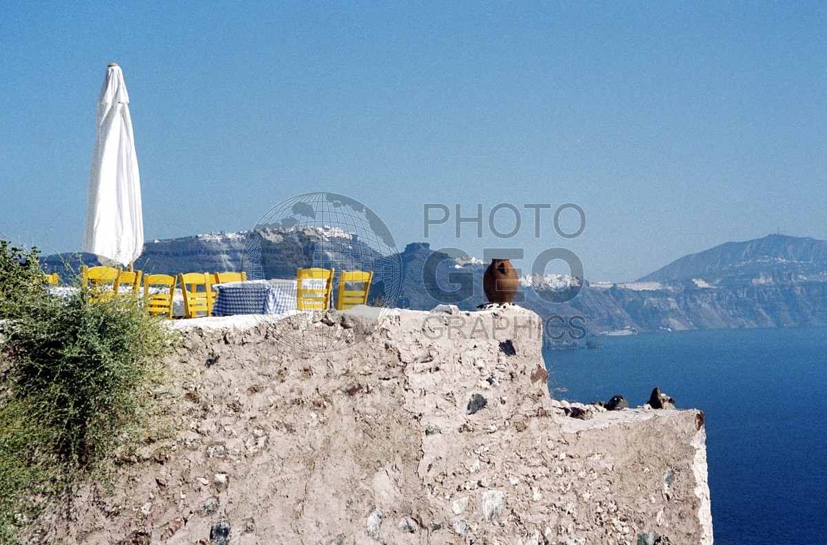 0013 Cliffside Restaurant, Santorini, Greece