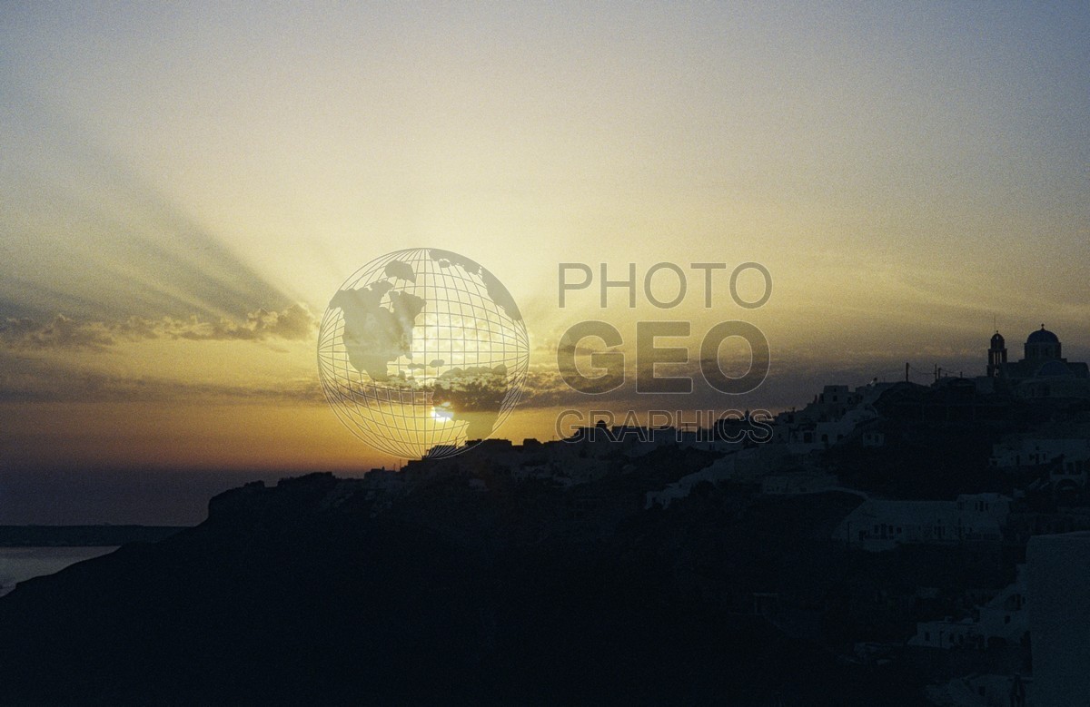 0017 Sunset, Santorini, Greece
