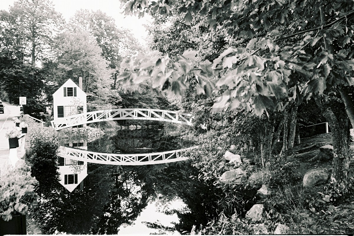 0168 Bridge in b/w, Acadia National Park, ME