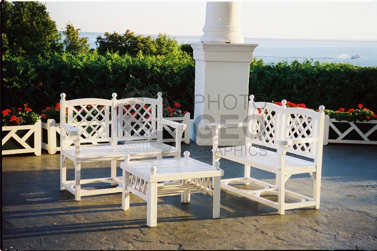 0176 Porch Chairs, Mackinaw Island, MI