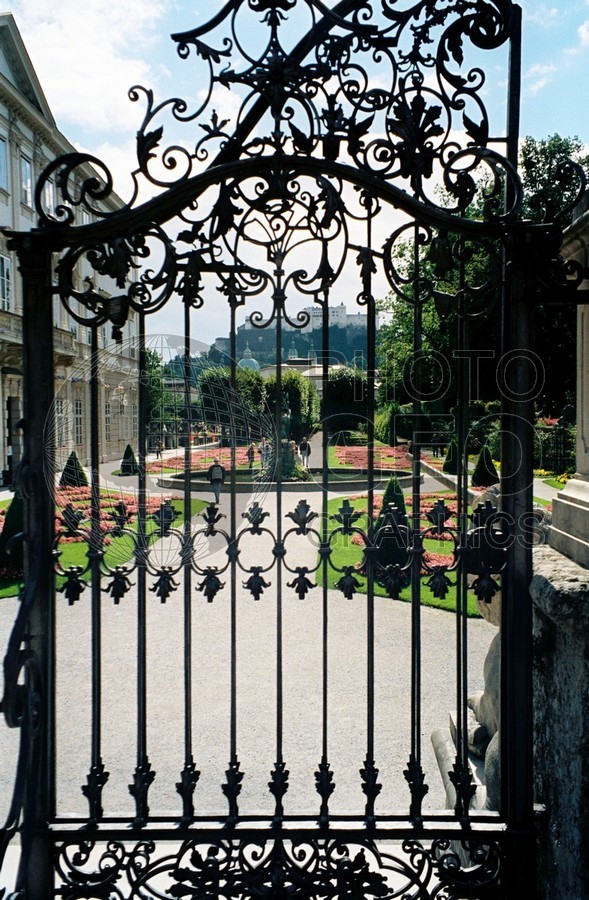 0527 Garden Gate, Salzburg, Austria