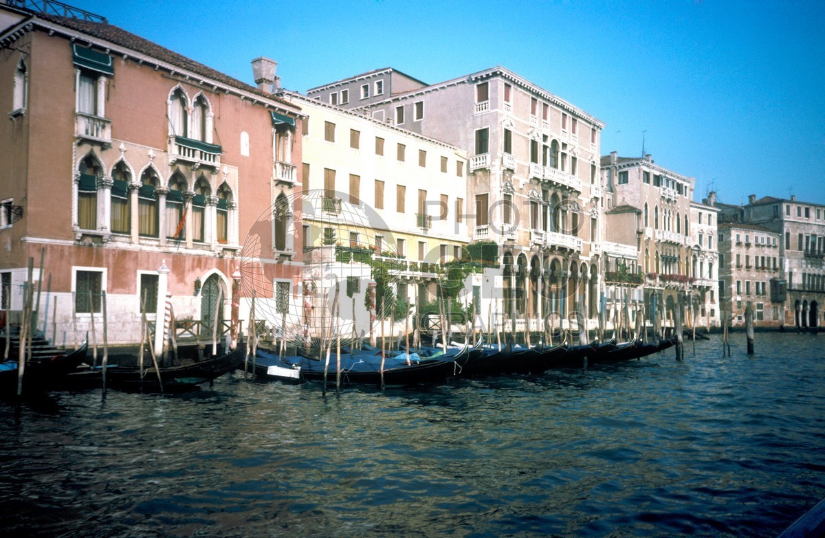 0760 Gondolas, Venice, Italy