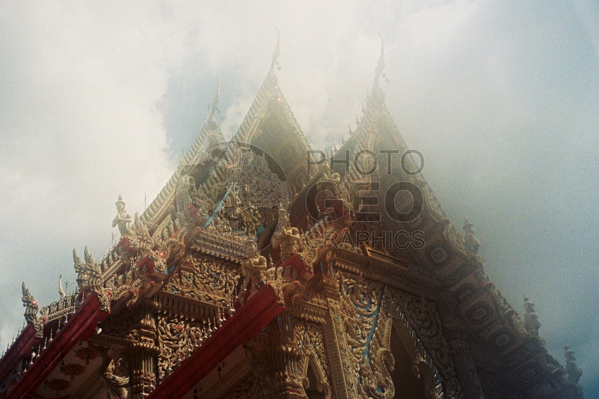 1081 Temple in Fog, Bangkok, Thailand