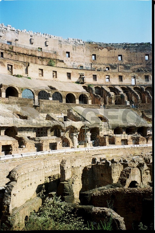 1085 Inside Colosseum, Rome, Italy