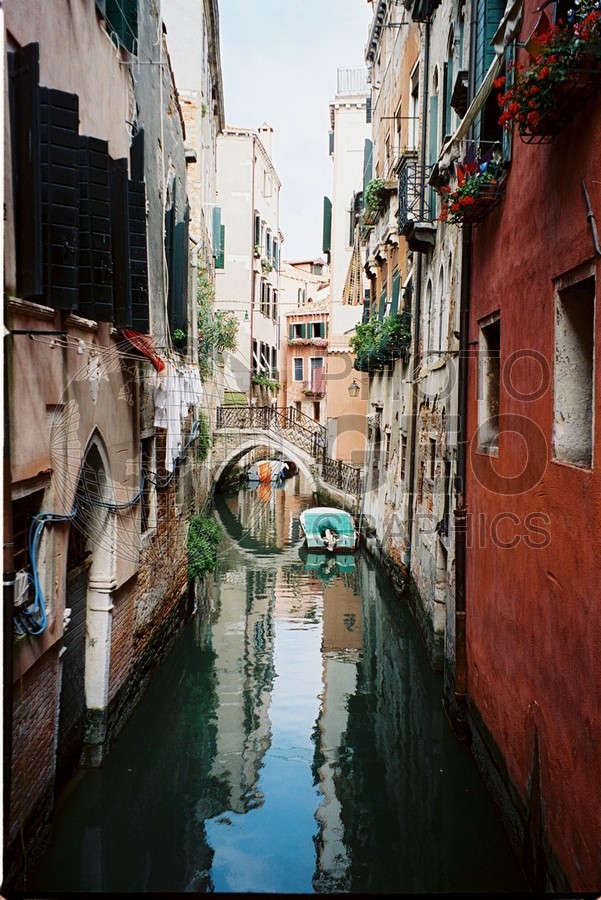 1156 Canal with Reflection, Venice, Italy