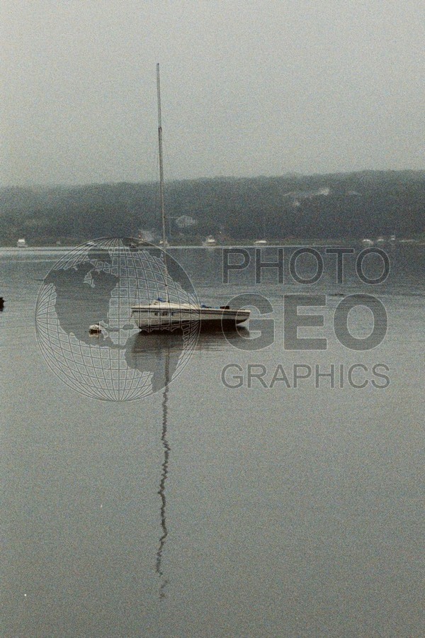 1239 Boat Reflection, Cape Cod, MA
