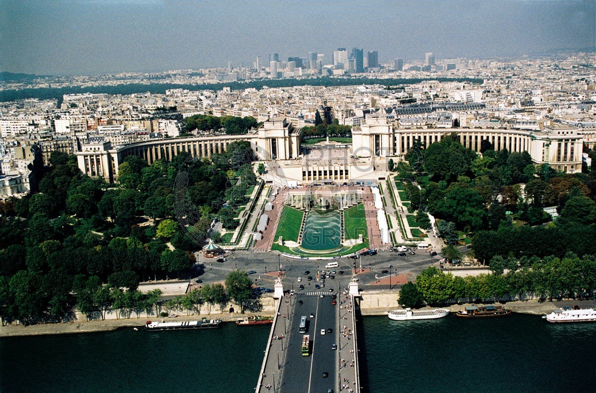 1384 View from Eiffel Tower, Paris, France