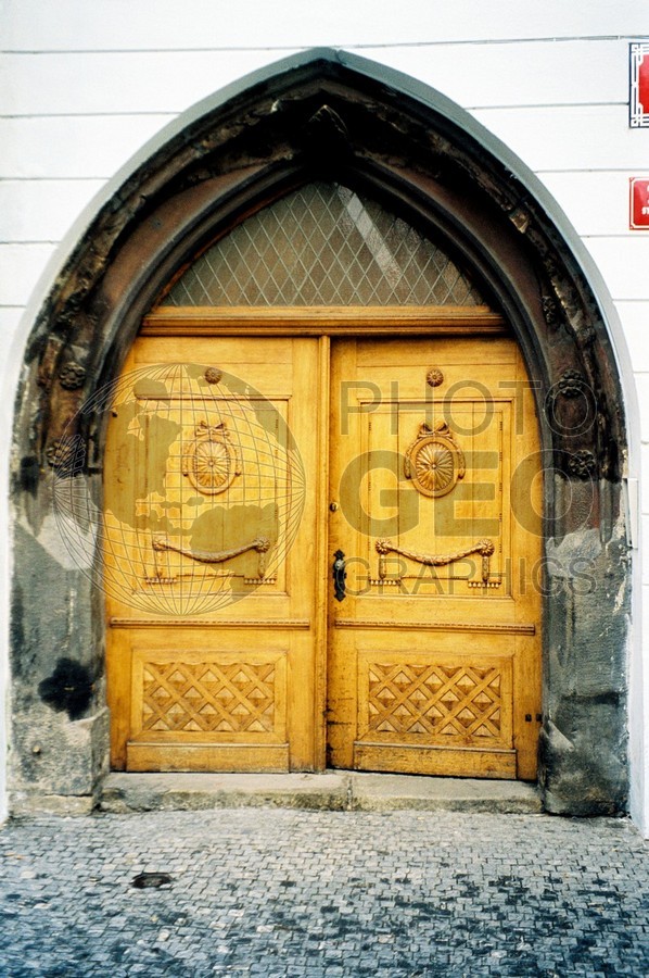 1553 Door, Prague, Czech Republic