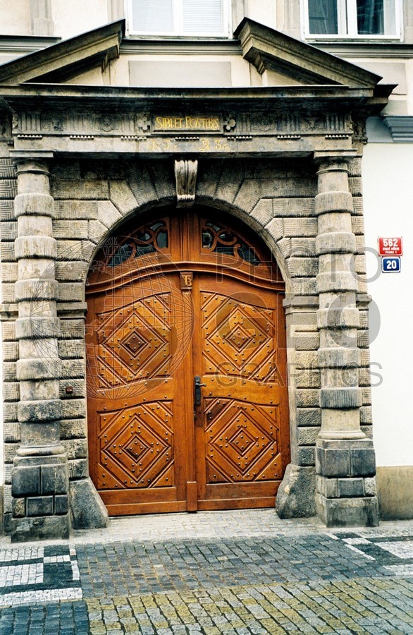 1554 Door, Prague, Czech Republic