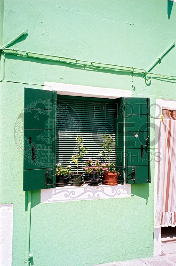 1655 Green Shutter, Burano, Italy
