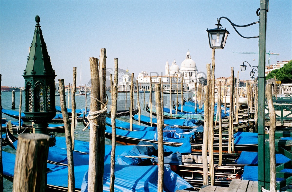 1669 Gondolas, Venice, Italy