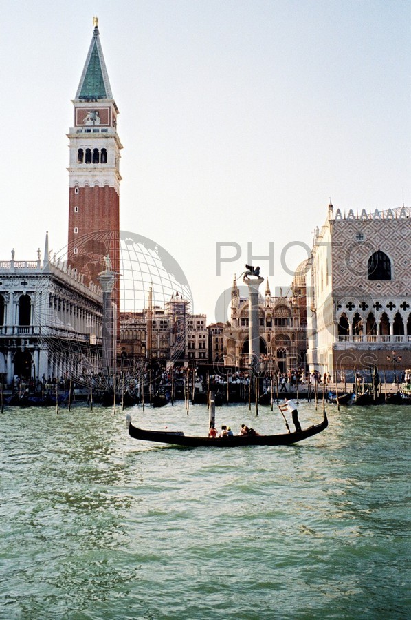 1673 Gondolas, Venice, Italy