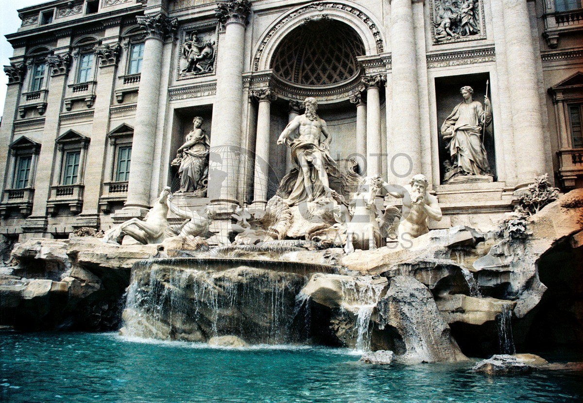 1687 Trevi Fountain, Rome, Italy