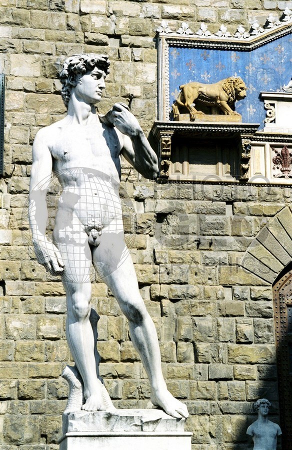1700 Michelangelo's David, Florence, Italy