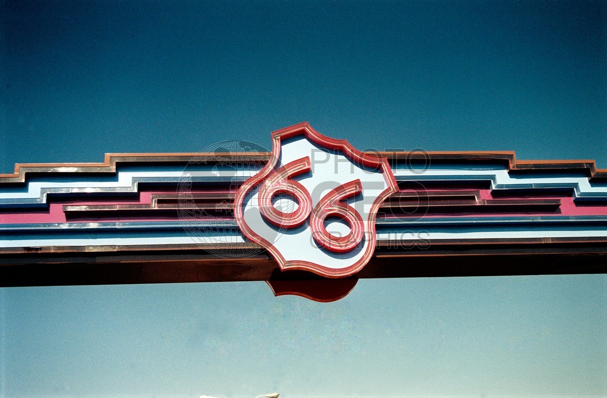 1851 Route 66 Sign, Albuquerque, NM