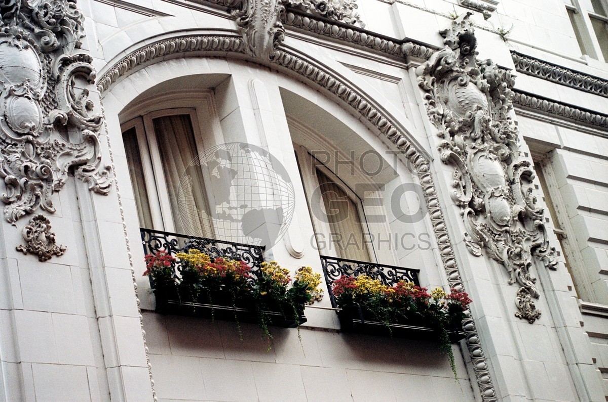 1866  Balcony with Flowers, New Orleans, LA