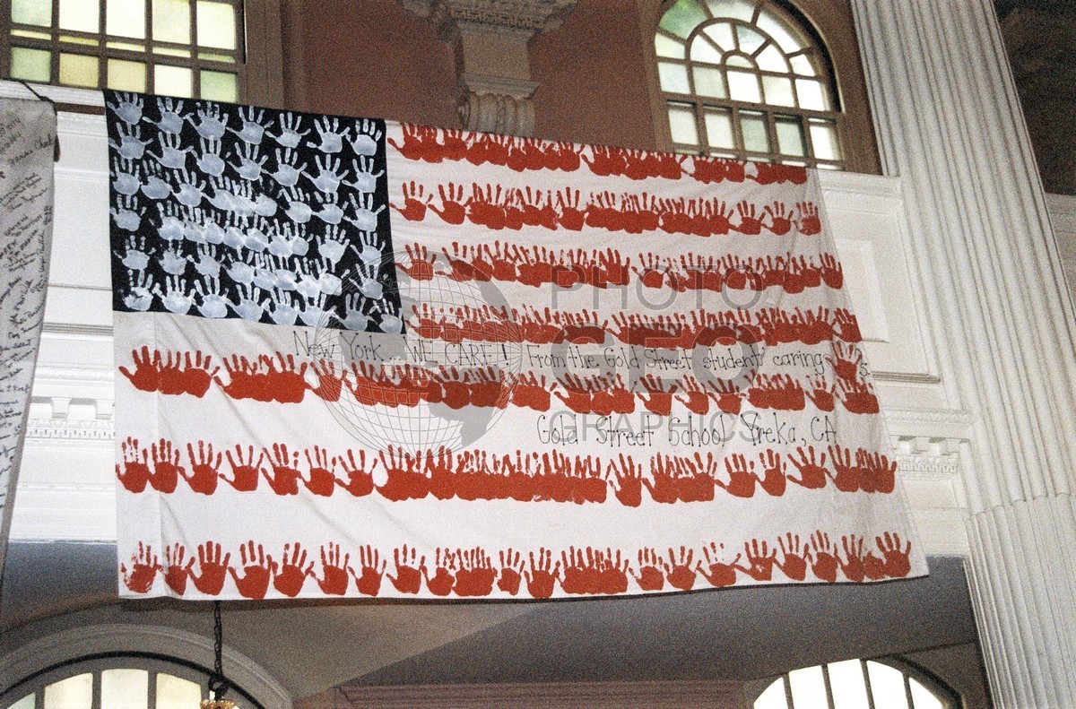 1904 Hands Flag at  St. Paul's Chapel, New York, NY