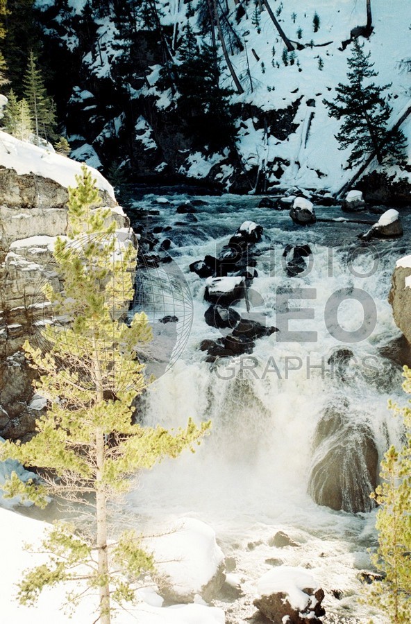 1973 Waterfalls, Yellowstone National Park, WY