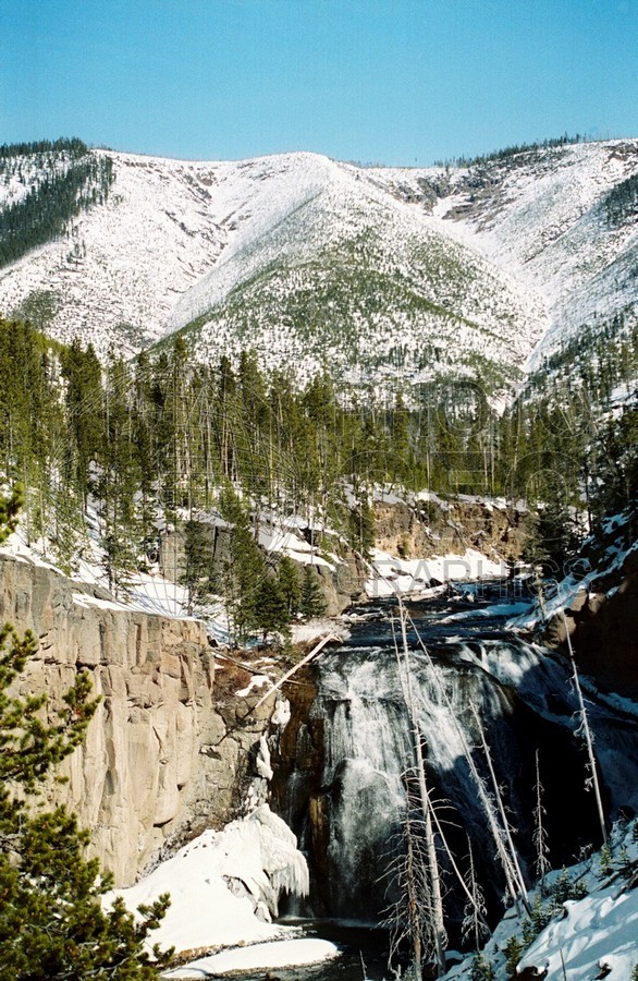 1975 Waterfalls, Yellowstone National Park, WY
