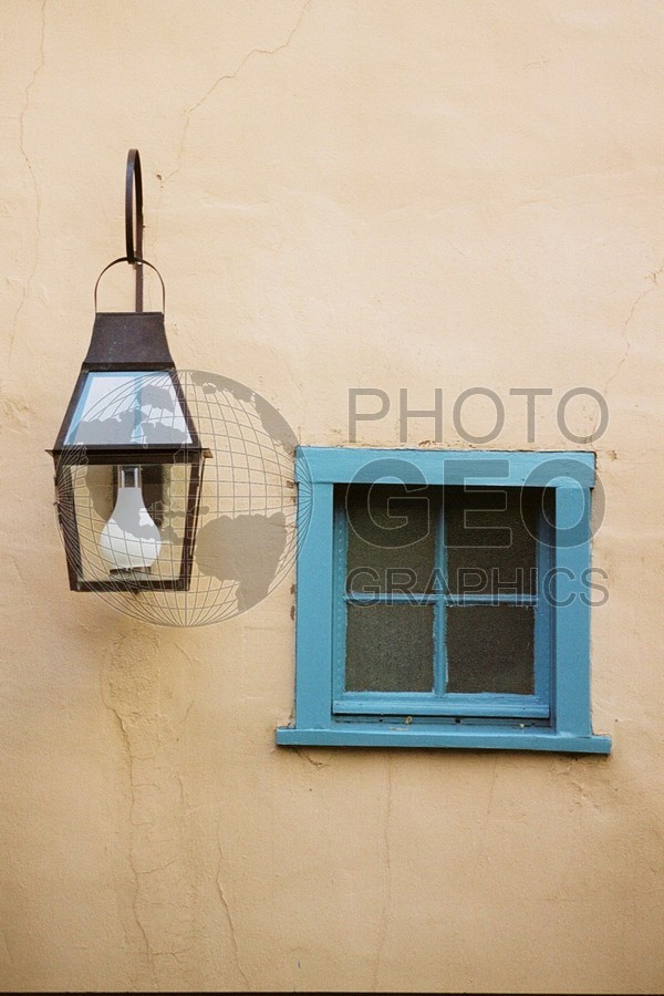 2132 Blue Window & Light, Santa Fe, NM
