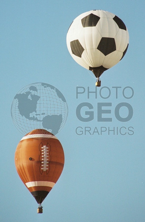2147 Football & Soccer Ball Balloon, Albuquerque, NM