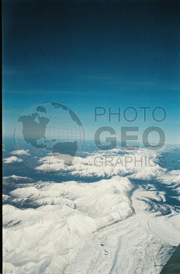 2204 Snow Covered Mountains, Denali National Park, AK