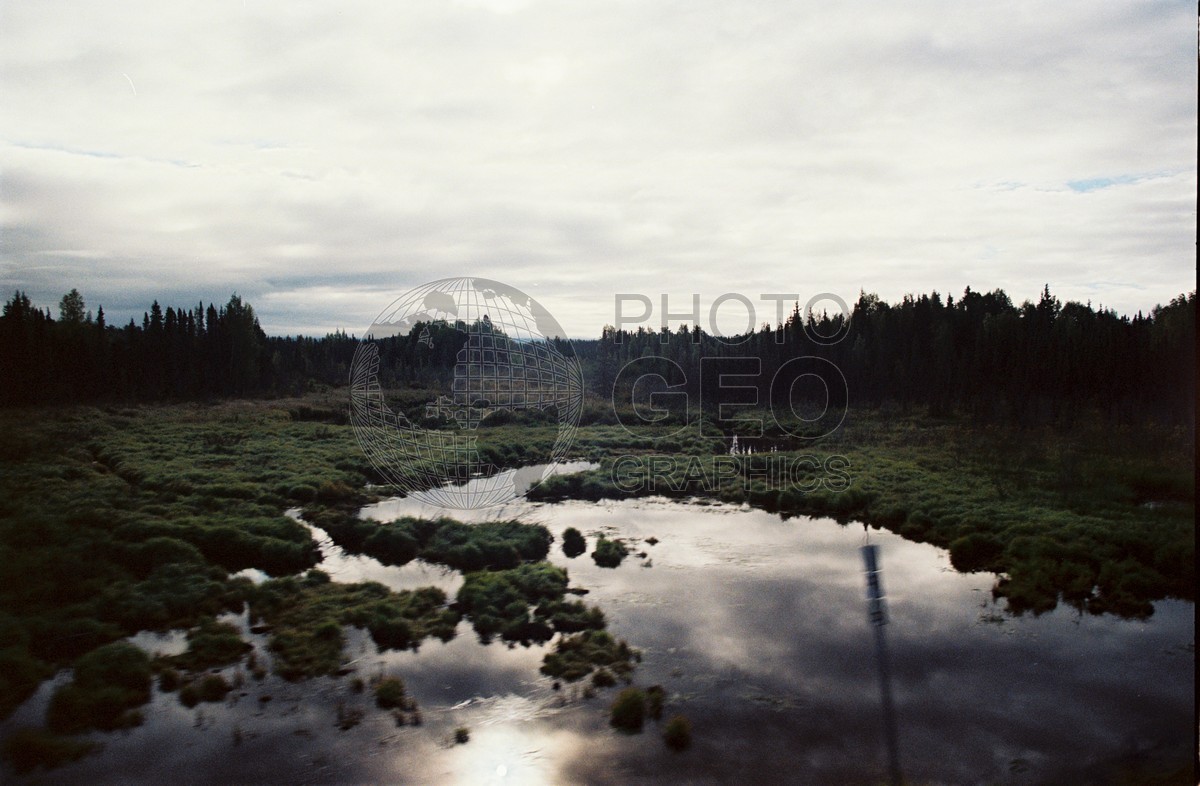 2213 Clouds Reflect in lake, Talkeetna, AK