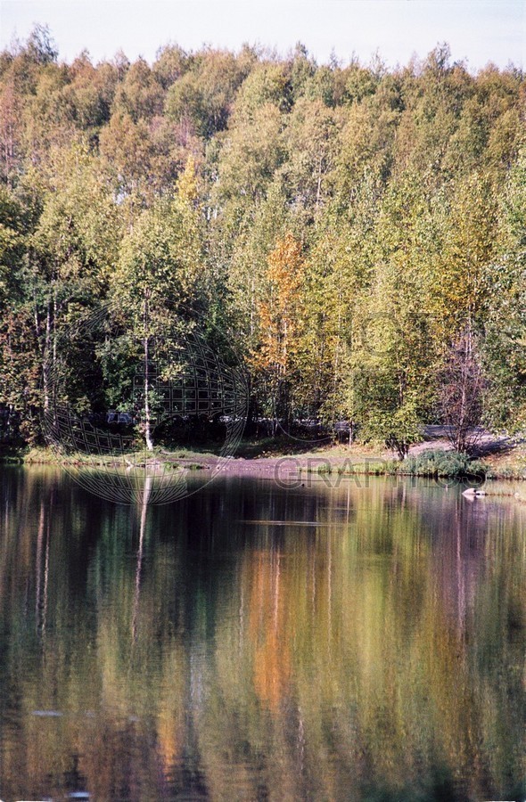 2297 Forest Reflects in Lake, Palmer, AK