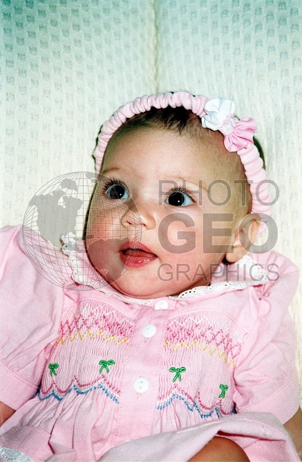5099 Baby with Pink Hat and Dress