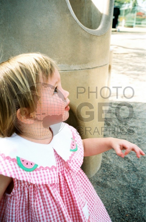 5117 Baby in Pink Check Dress