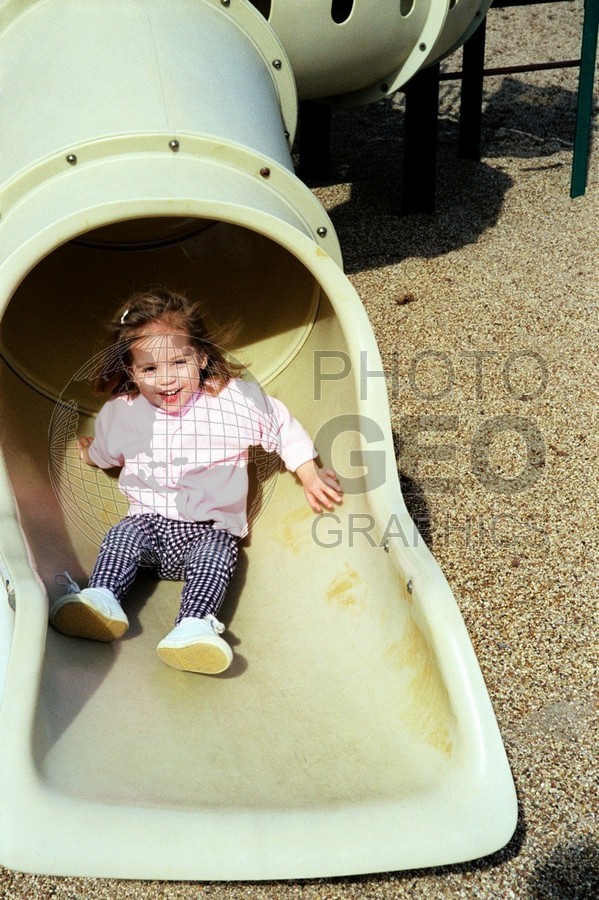 5134 Girl on Slide
