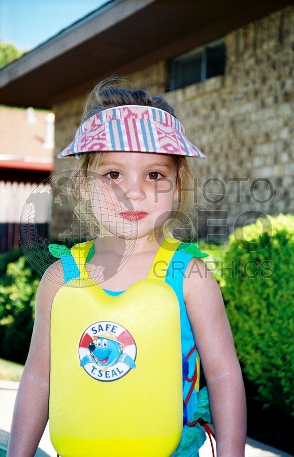 5163 Girl with Yellow Life Jacket